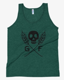 Gf Skull Mockup Front Flat Tri Evergreen, HD Png Download, Transparent PNG