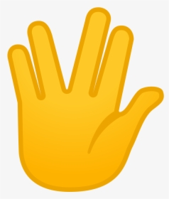 Vulcan Salute Icon - Vulcan Salute Emoji, HD Png Download, Transparent PNG