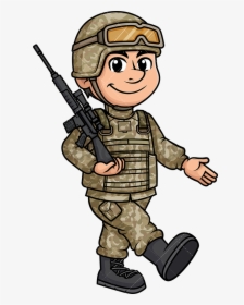Soldier Male Marching Transparent Png - Soldier Clipart, Png Download, Transparent PNG