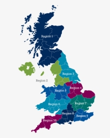Mwi Animal Health Region Map - Vector Uk Map, HD Png Download, Transparent PNG