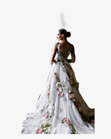 #wedding #dress #beauty #bride #freetoedit - Gown, HD Png Download, Transparent PNG
