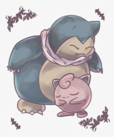Pokemon Snorlax Y Jigglypuff, HD Png Download, Transparent PNG
