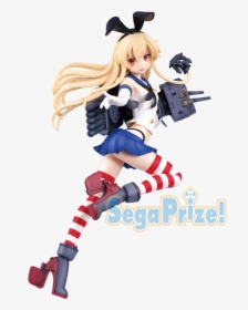 Spm Figure Sega Prize - Super Premium Figure Shimakaze, HD Png Download, Transparent PNG