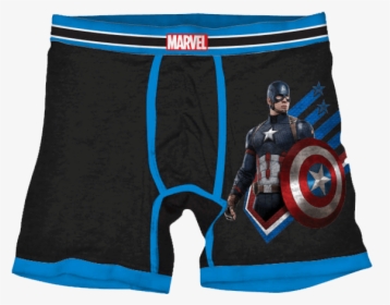 Captain America Boxer Briefs - Board Short, HD Png Download, Transparent PNG