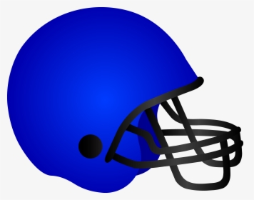 Cartoon Football Helmet Front View Images Pictures - Blue Football Helmet Clipart, HD Png Download, Transparent PNG