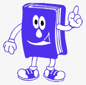 Book, Reading, Blue, Smile, Read, Reading Book - Library Rules, HD Png Download, Transparent PNG