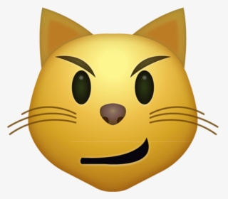 Download Angry Cat Emoji Face [iphone Ios Emojis In - Cat Emoji Transparent Background, HD Png Download, Transparent PNG