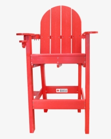 Red Cross Lg 500 Plastic Lifeguard Chair - Chair, HD Png Download, Transparent PNG