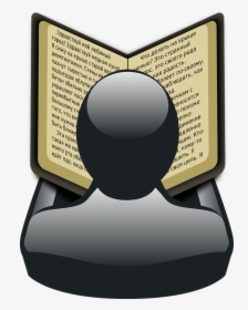 Man Reading Book In Russian - Man Reading Book Clipart Png, Transparent Png, Transparent PNG