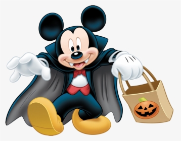 #mq #black #dracula #mickey #mickeymouse #disney #halloween - Halloween Mickey Mouse Cartoon, HD Png Download, Transparent PNG