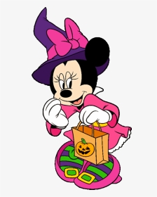 Minnie Mickey Mouse Halloween Clipart , Png Download - Minnie Mickey Mouse Halloween, Transparent Png, Transparent PNG