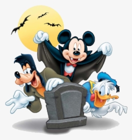 Mickey Donald Goofy Halloween, HD Png Download, Transparent PNG