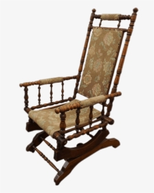 Antique Rocking Chair - Transparent Background Rocking Chair Png, Png Download, Transparent PNG