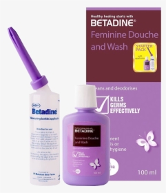 Image Description - Betadine Vaginal Douche Bottle, HD Png Download, Transparent PNG