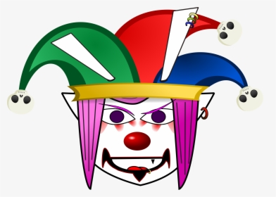 Transparent Clown Clipart Png - Clown Clipart Evil, Png Download, Transparent PNG