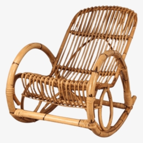 Bamboo Rocking Chair - Transparent Rocking Chair Png, Png Download, Transparent PNG