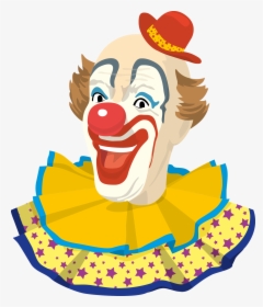 Vintage Clown, Clowning Around, Carnival Themes, Paint - Clown With Tiny Hat, HD Png Download, Transparent PNG