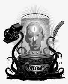 Hp Lovecraft Ilustración, HD Png Download, Transparent PNG
