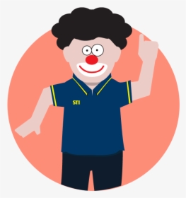 Coach Clown - Cartoon, HD Png Download, Transparent PNG