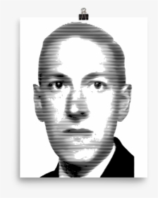 Lovecraft Ritratto Incisione 2400px Mockup Transparent - Howard Phillips Lovecraft Png, Png Download, Transparent PNG