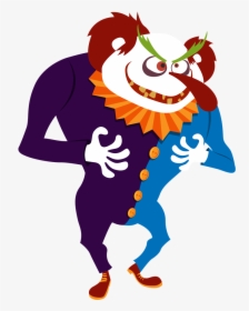 Evil Clown Clipart - Halloween Joker Cartoon, HD Png Download, Transparent PNG