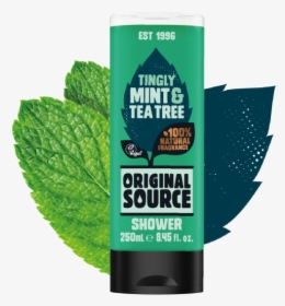 Mint & Tea Tree - Original Source Shower Gel Mint, HD Png Download, Transparent PNG