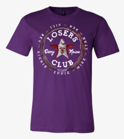 Losers Club Shirt Scary Clown Fan Tee Thumbnail - Active Shirt, HD Png Download, Transparent PNG