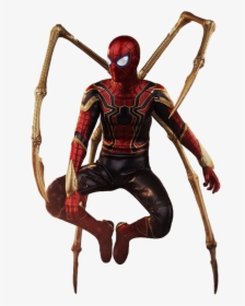 Transparent Spiderman Mask Clipart - Iron Spider Png Infinity War, Png Download, Transparent PNG