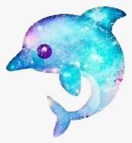 Galaxy Dolphin Emoji, HD Png Download, Transparent PNG