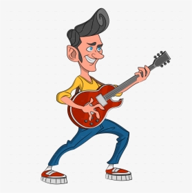 Guy Playing Guitar Clipart, HD Png Download, Transparent PNG