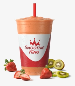 Sk Take A Break Strawberry Kiwi Breeze With Ingredients - Smoothie King Smoothie, HD Png Download, Transparent PNG