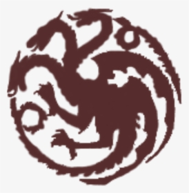 Game Of Thrones Targaryen Logo - Game Of Thrones Sigils Black, HD Png Download, Transparent PNG