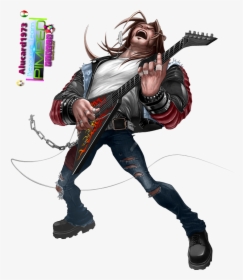 [character] Axel Steel Guitar Hero - Guitar Hero Warriors Of Rock Axel, HD Png Download, Transparent PNG
