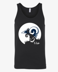 Jack Skellington And Sally Los Angeles Rams Halloween - Active Tank, HD Png Download, Transparent PNG