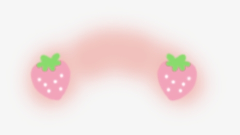 #blush #pink #soft #uwu #strawberry #strawberries #overlay - Strawberry, HD Png Download, Transparent PNG