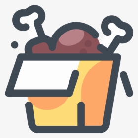 Fried Chicken Icon - Chicken Icon Png, Transparent Png, Transparent PNG