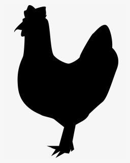 Free Chicken Silhouette By King Asriel - Png Silhouette Chicken, Transparent Png, Transparent PNG