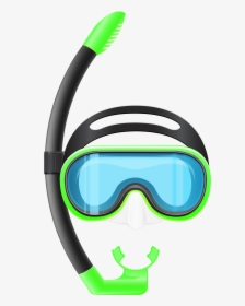 Mask Transparent Snorkel Diving Scuba Snorkeling Clipart - Snorkel Mask Clipart, HD Png Download, Transparent PNG