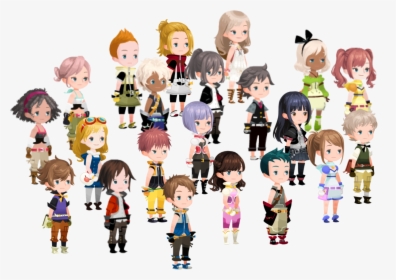 Kingdom Hearts Union X Characters, HD Png Download, Transparent PNG
