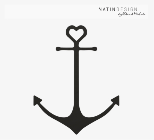 Kopie - Kopie - Kopie - Heart Anchor Tattoo Design - Small Anchor With Heart Tattoo, HD Png Download, Transparent PNG