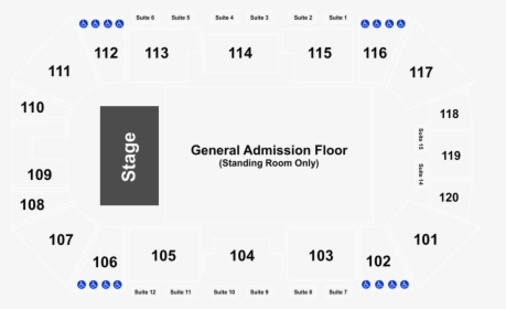 Cedar Park Center Seating Chart, HD Png Download, Transparent PNG