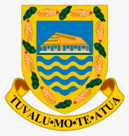 Coat Of Arms Of Tuvalu - Tuvalu Coat Of Arms, HD Png Download, Transparent PNG