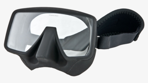 Frameless Single Lens Diving Masks In Black Silicone, HD Png Download, Transparent PNG