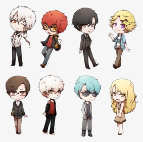 “mystic Messenger Chibi Set To Be Made Into Stickers~ - Chibis De Jahee Mystic Messenger, HD Png Download, Transparent PNG