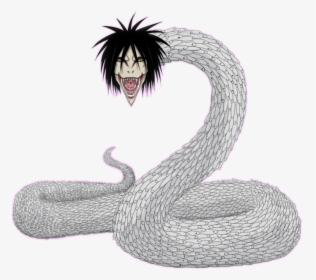 King Of Snakes By Arrancarfighter-d677amr - Orochimaru Giant White Snake, HD Png Download, Transparent PNG