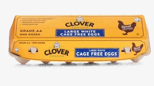 Large White Cage Free Dozen Eggs - Label, HD Png Download, Transparent PNG