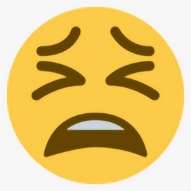 #disgust #tired #sleepy #no #unhappy #upset #annoyed - Tired Face Emoji Discord, HD Png Download, Transparent PNG