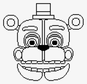 Funtime Freddy Head - Fnaf Funtime Freddy Drawing, HD Png Download, Transparent PNG