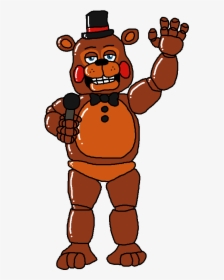 Toy Freddy - Easy Drawing Of Toy Freddy, HD Png Download, Transparent PNG