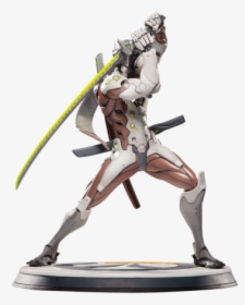 Overwatch Genji Statue 360 View - Blizzard Figurine, HD Png Download, Transparent PNG